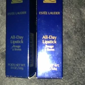 2 estee Lauder lipsticks